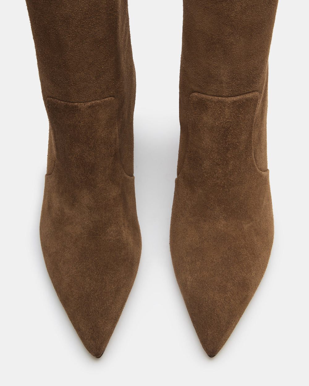 SKYLINE Chestnut Suede Knee-High Pointed Toe Women's Boot