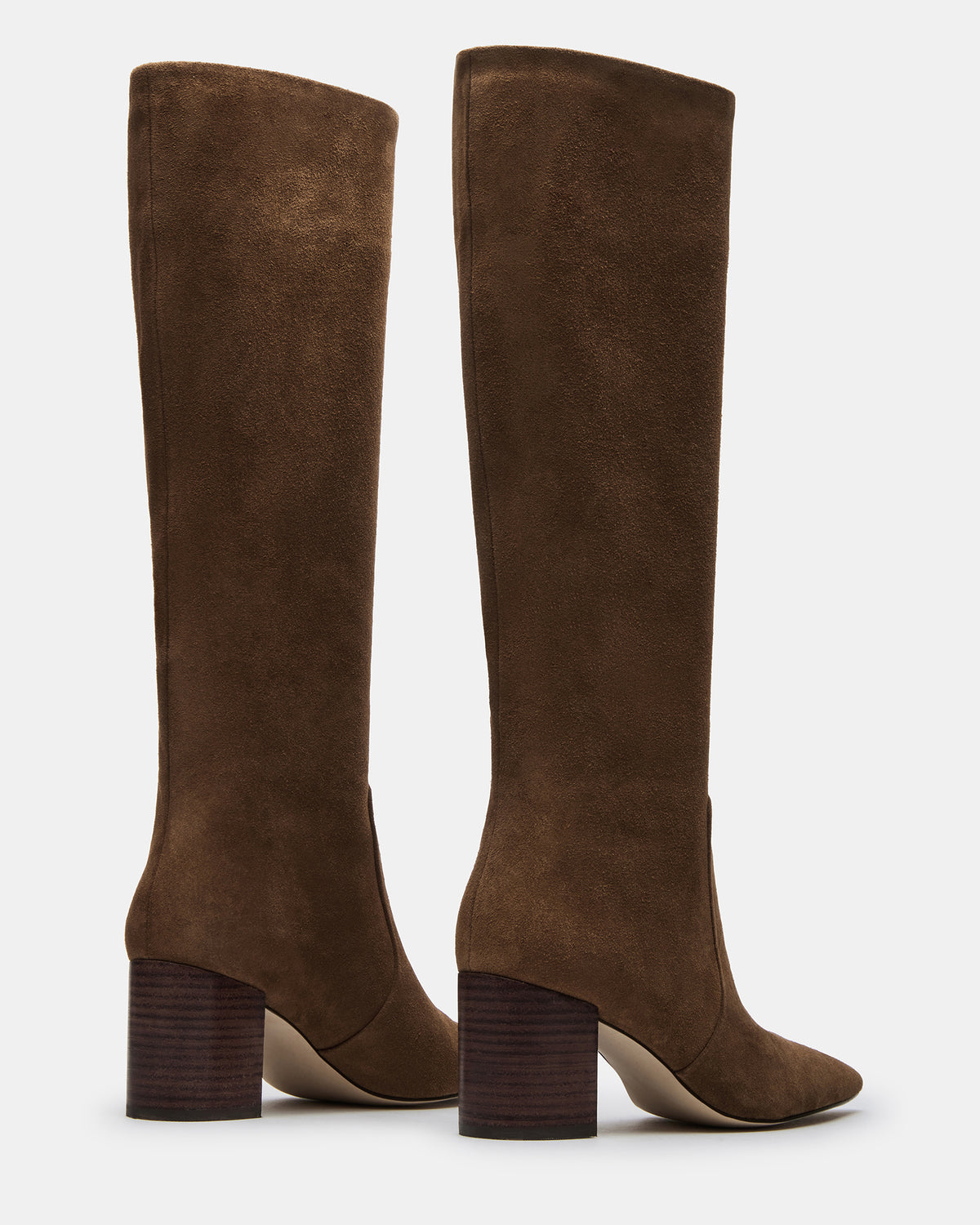 SKYLINE Chestnut Suede Knee-High Pointed Toe Women's Boot