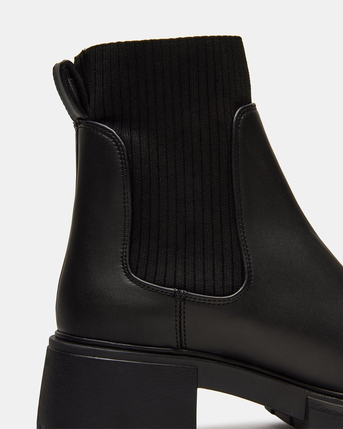 HUTCHH20 Black Water-Resistant Lug Sole Ankle Boot | Women's Booties