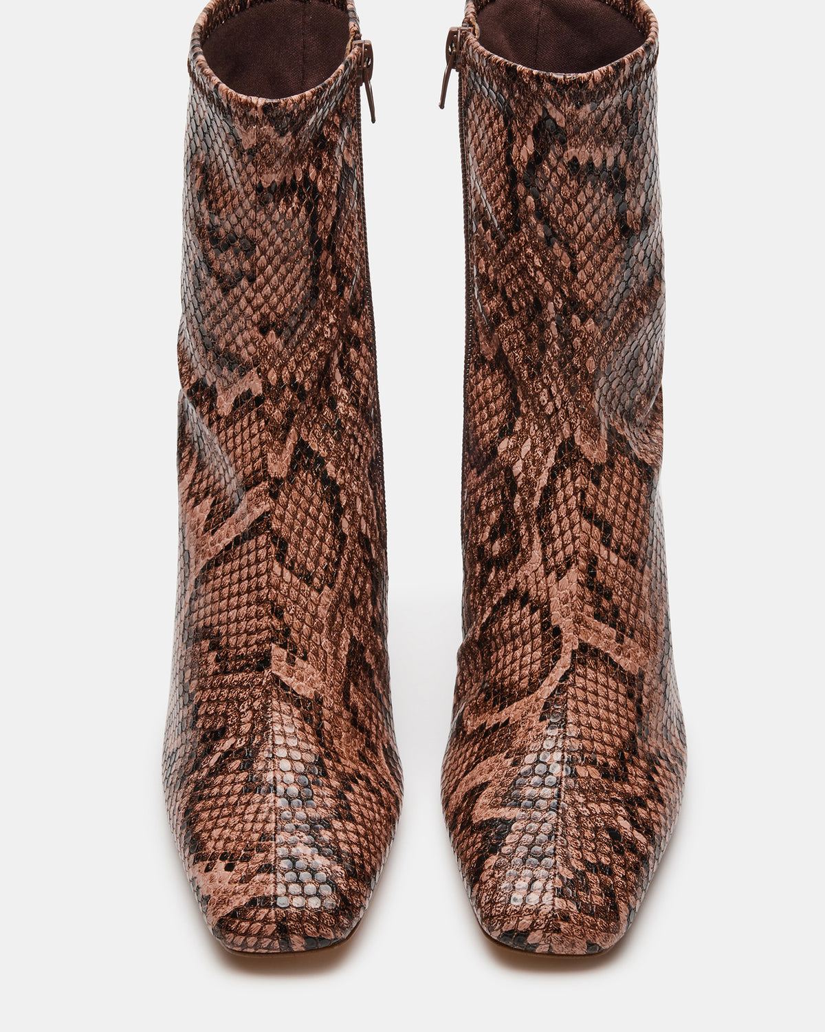 HUSH Snake Square Toe Bootie | Women's Ankle Boots