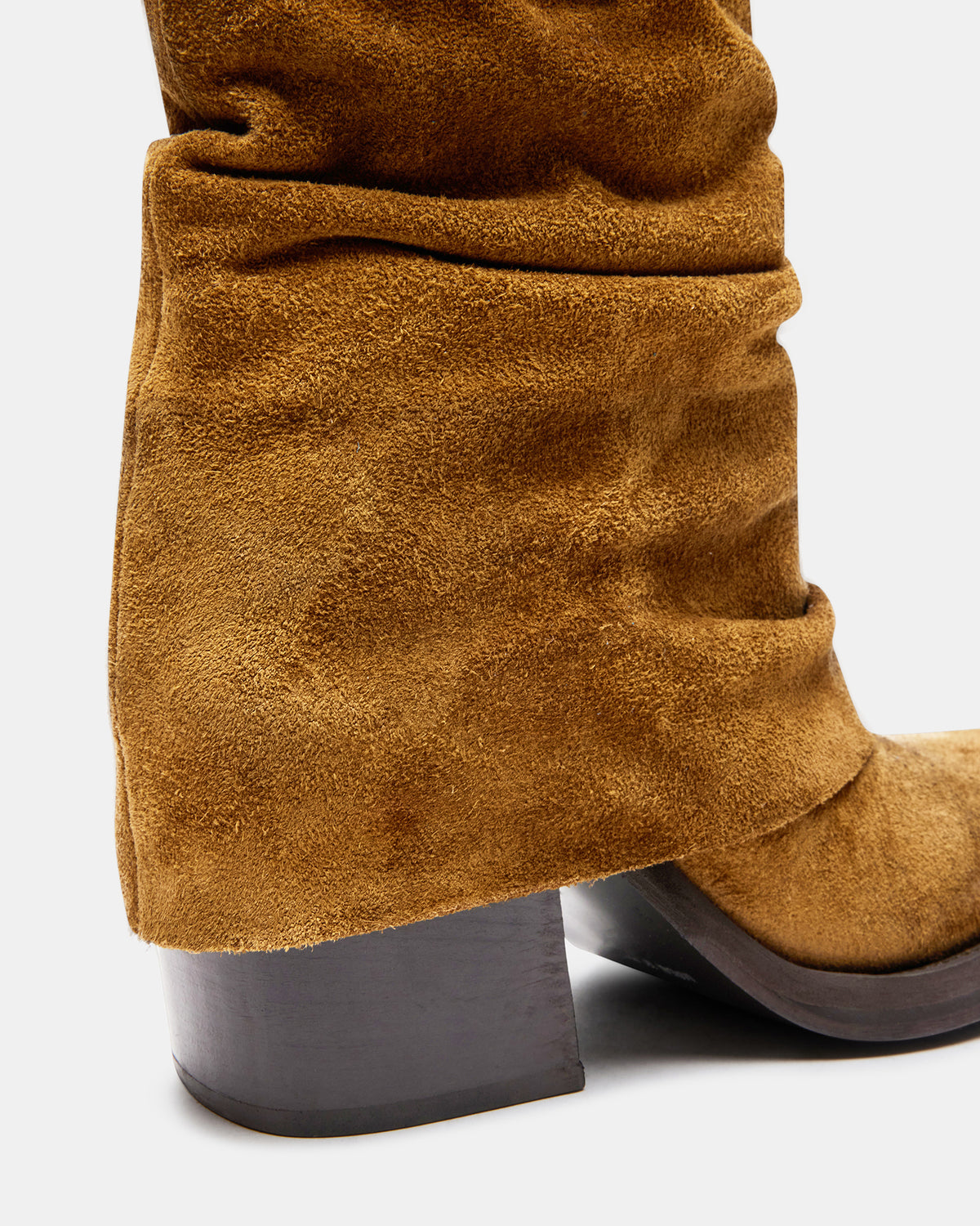 PIA Chestnut Suede Cuffed Boot | Women's Booties