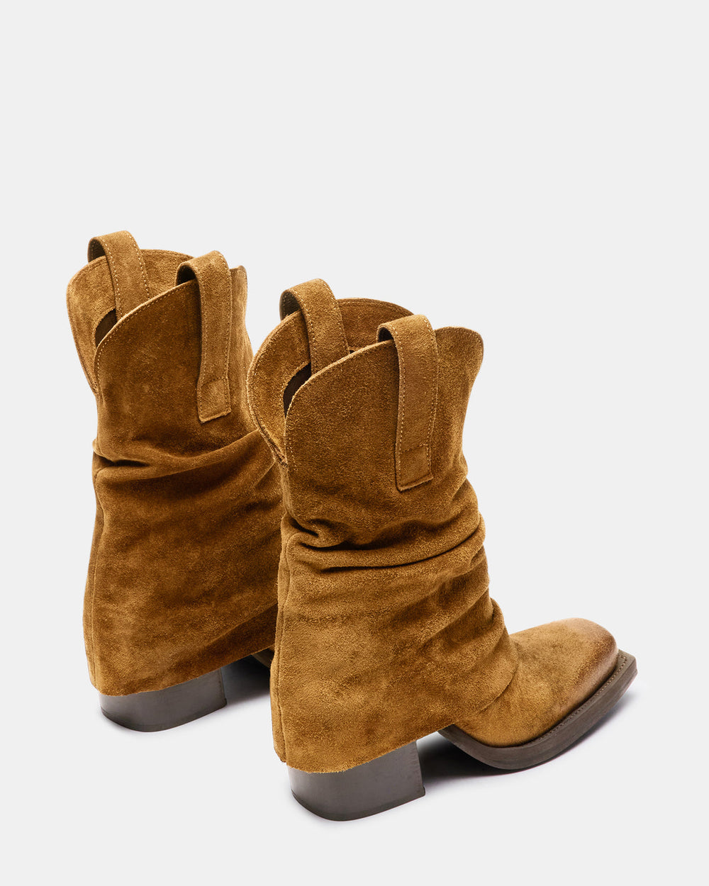 PIA Chestnut Suede Cuffed Boot | Women's Booties