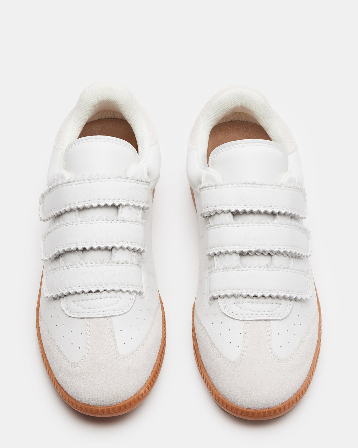 MOMENTUM White Velcro Low-Top Sneaker | Women's Sneakers