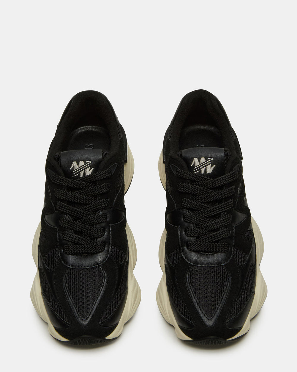 SEBI Black Low-Top Lace-Up Women's Sneaker