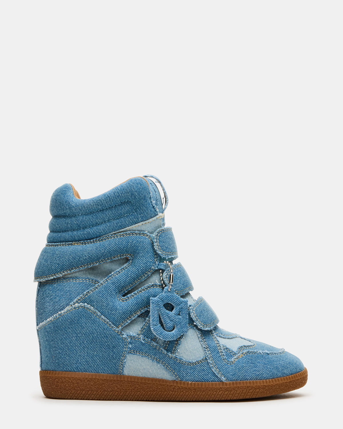 MAVIS Denim Multi High-Top Velcro Women's Sneaker