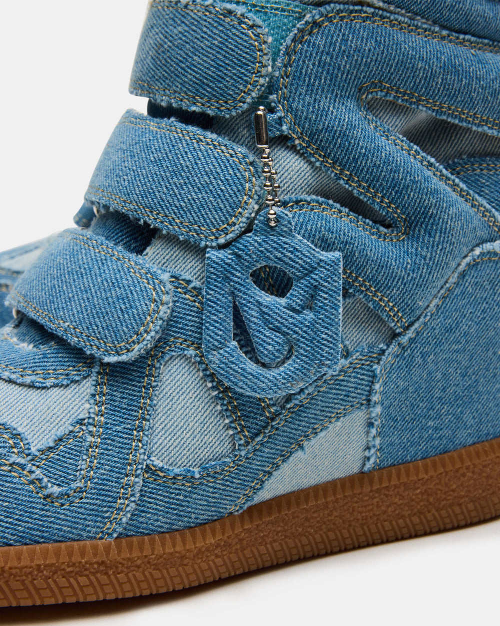 MAVIS Denim Multi High-Top Velcro Women's Sneaker