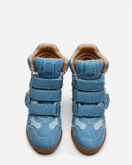 MAVIS Denim Multi High-Top Velcro Women's Sneaker