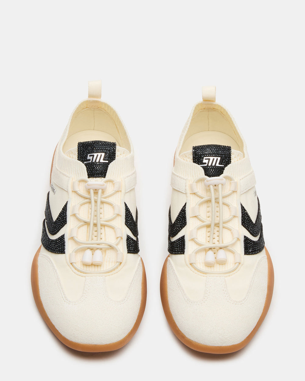REBOOT Bone Rhinestones Low-Top Lace-Up Women's Sneaker
