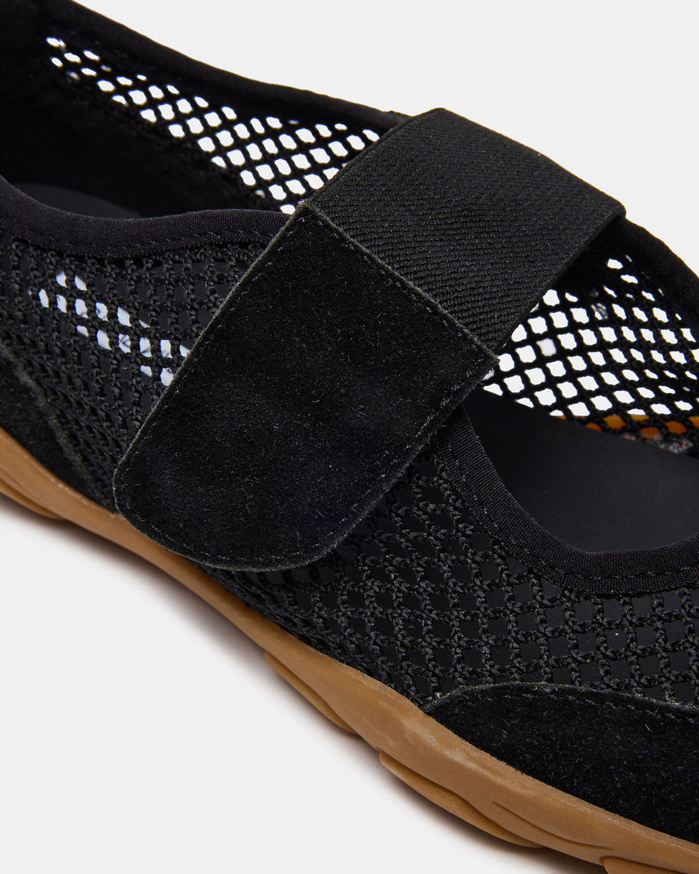 BANKS Black Mesh Velcro Mary Jane Women's Sneaker
