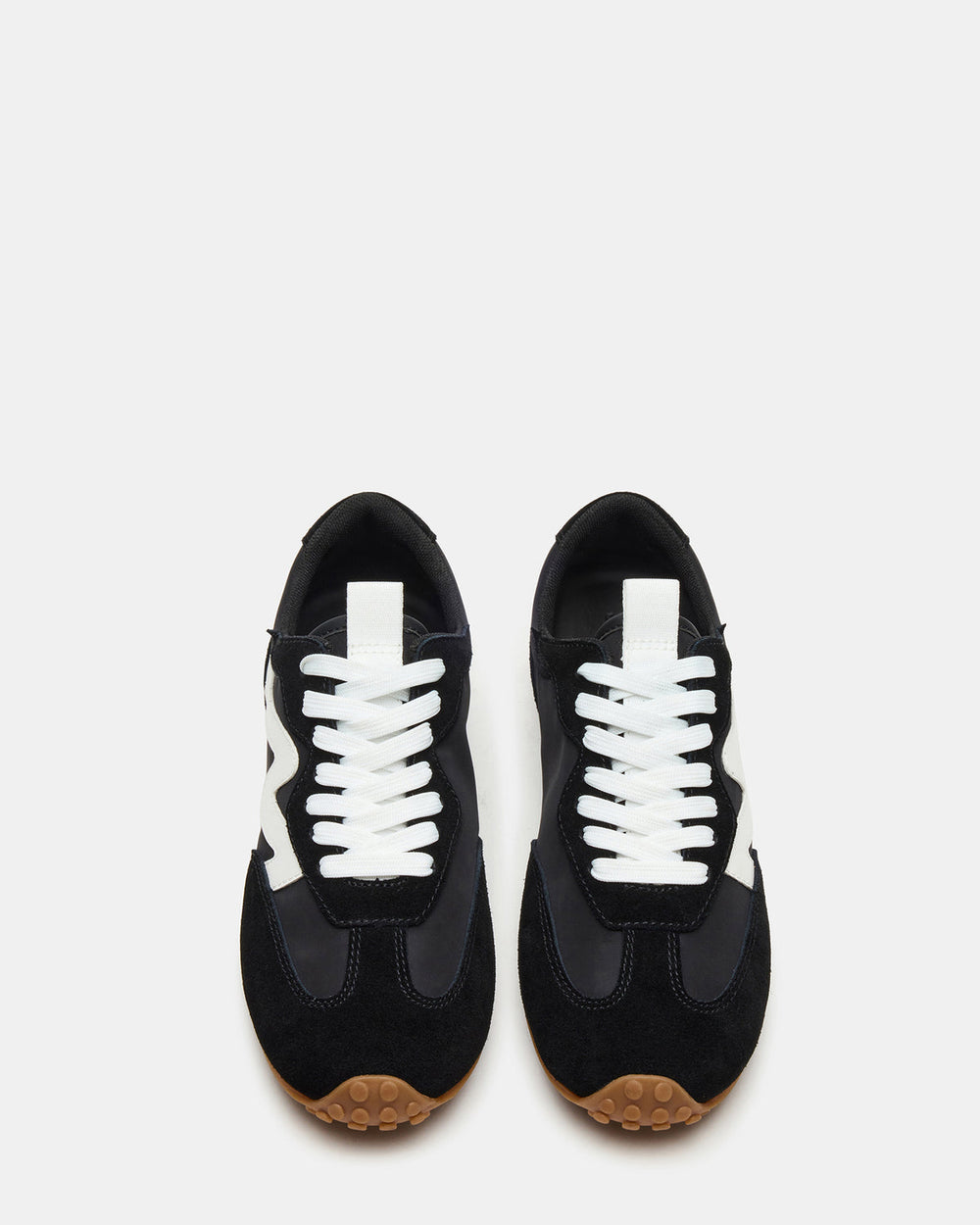 CASPER Black/White Low-Top Lace-Up Women's Sneaker