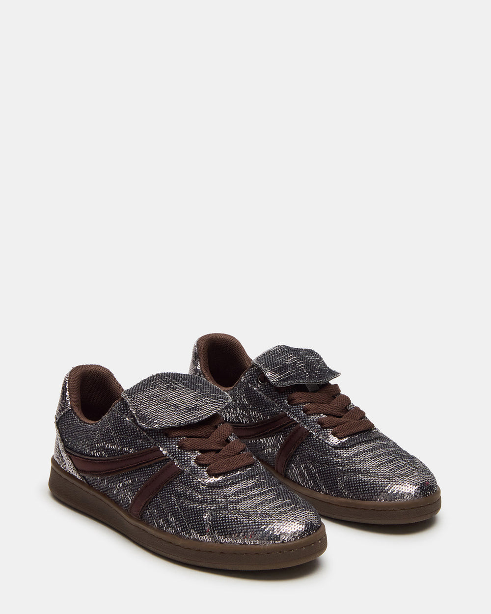 MADRID Sequin Pewter Low-Top Sneaker | Women's Sneakers