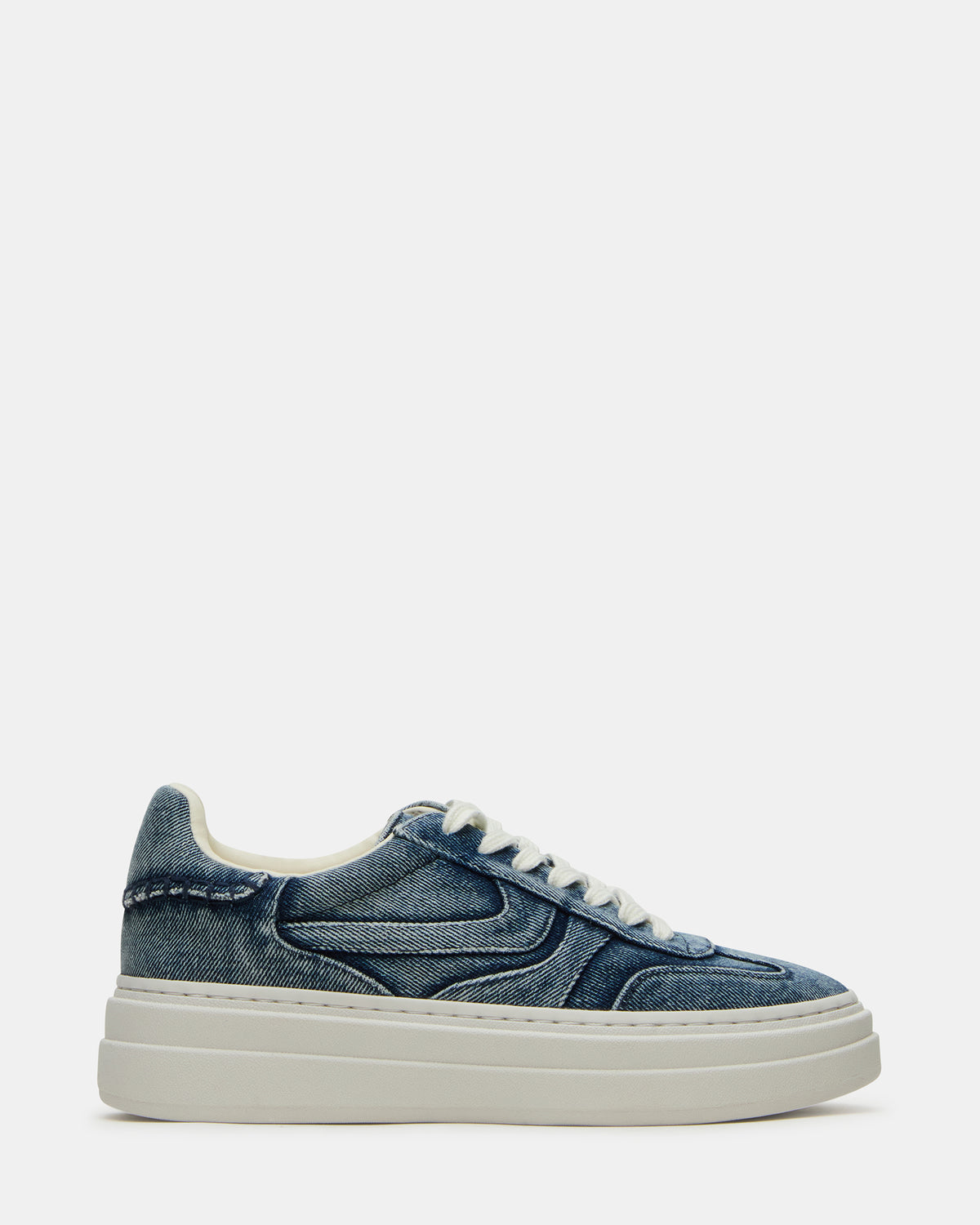 DODGE Denim Fabric Low-Top Platform Women's Sneaker
