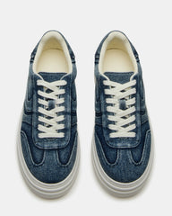 DODGE Denim Fabric Low-Top Platform Women's Sneaker