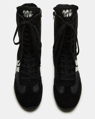 PAXTIN Black Multi Women's High-Top Lace-Up Sneaker
