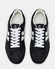 DOBSON Black Multi Women's Low-Top Lace-Up Sneaker