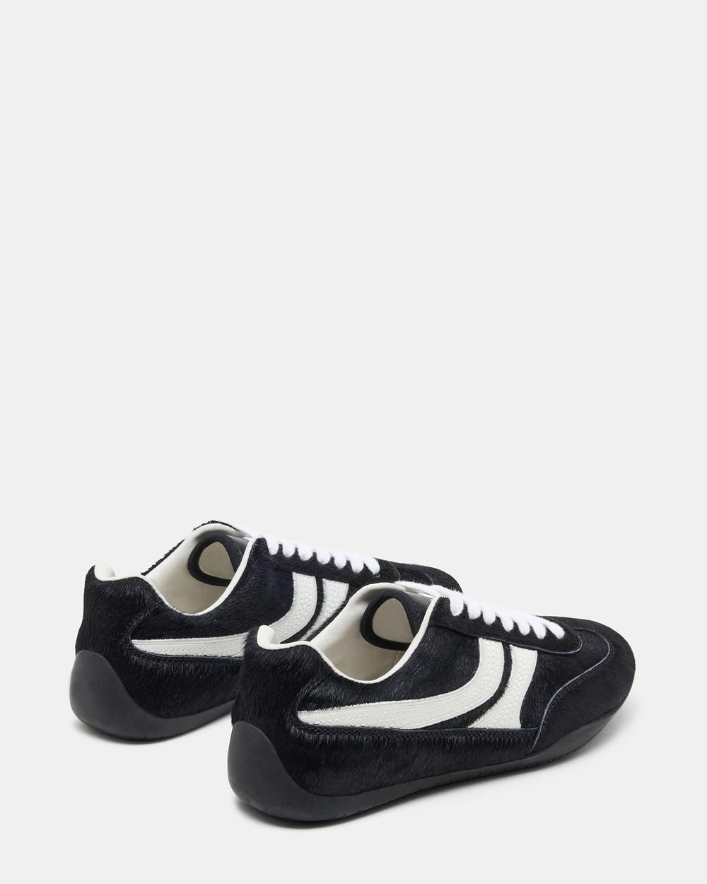 DOBSON Black Multi Women's Low-Top Lace-Up Sneaker