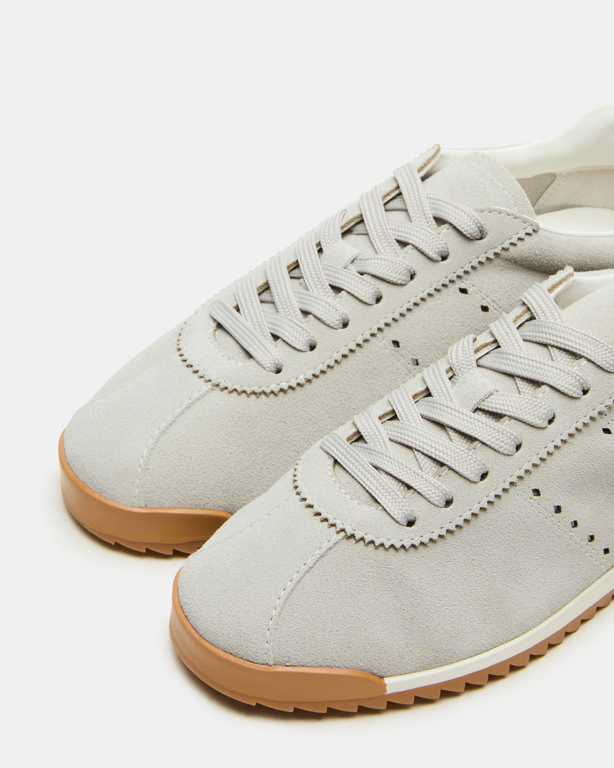 MIRAGE Grey Suede Low-Top Sneaker | Women's Sneakers