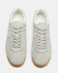 MIRAGE Grey Suede Low-Top Sneaker | Women's Sneakers