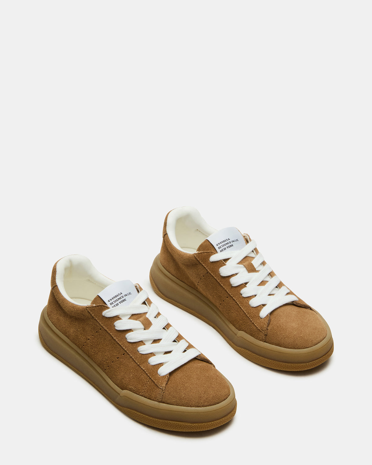 STRIVE Tan Suede Low-Top Lace-Up Sneaker | Women's Sneakers