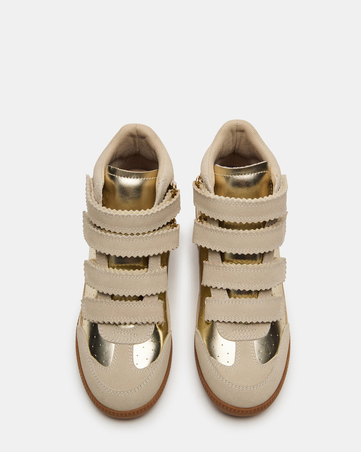 MUSTANG Gold Women's High-Top Velcro Sneaker