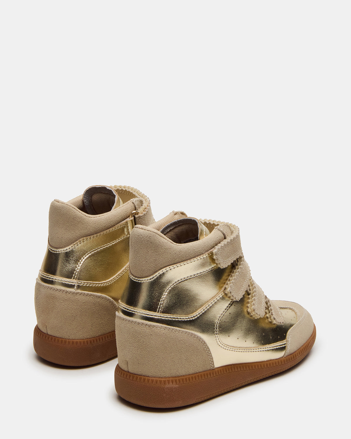 MUSTANG Gold Women's High-Top Velcro Sneaker