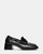 BLACK CRINKLE PATENT