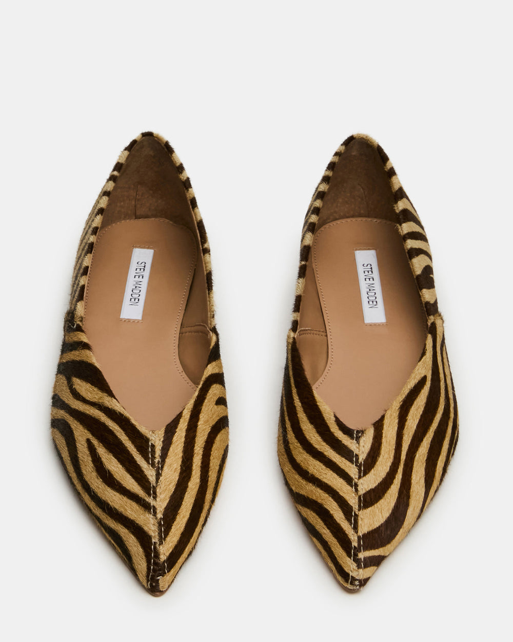 TOVI Tiger Pointed-Toe Ballet Women's Flat
