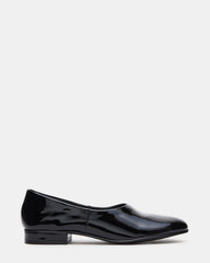 RANDALL Black Patent Ballet Women's Flat