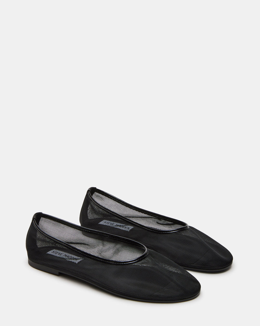 MEADOW Black Mesh Women's Ballet Flats