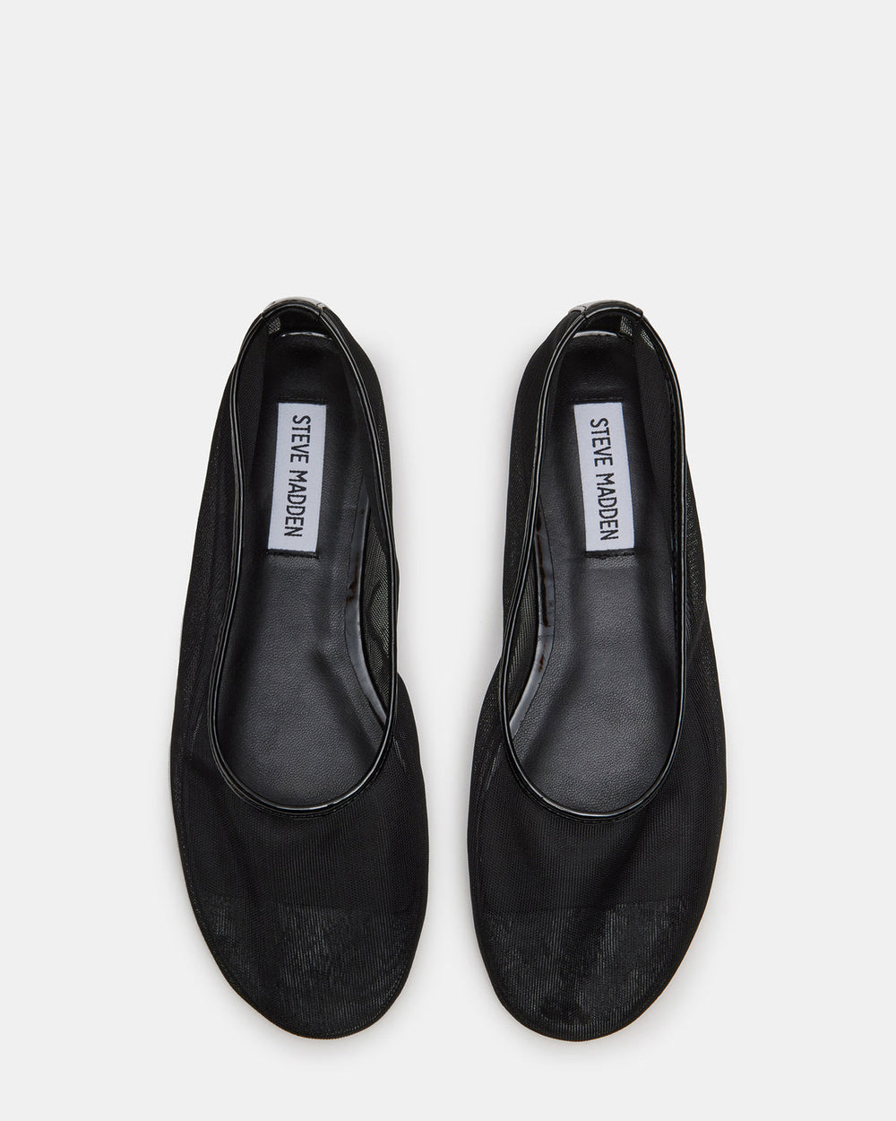 MEADOW Black Mesh Women's Ballet Flats