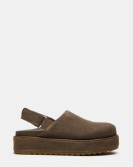 MELLOW Grey Sage Women's Slingback Platform Clog