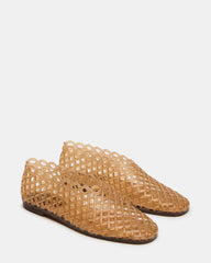 GROVE Tan Square-Toe Jelly Women's Flat