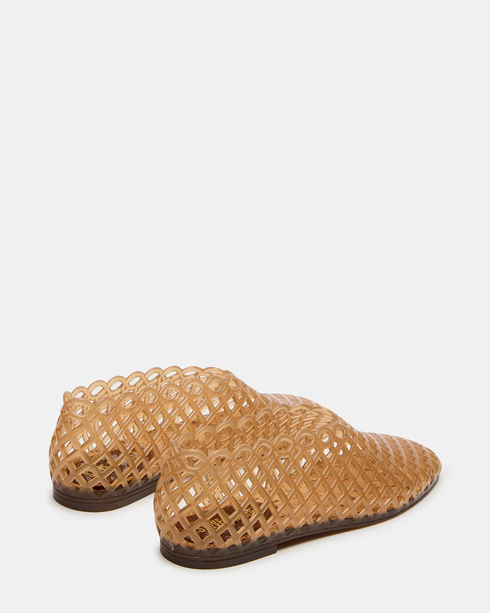 GROVE Tan Square-Toe Jelly Women's Flat