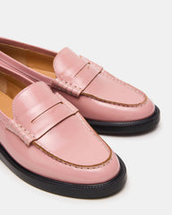 MADISON Light Pink Leather Women's Penny Loafer