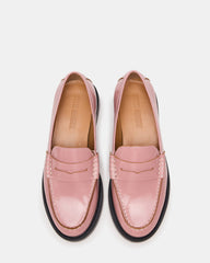 MADISON Light Pink Leather Women's Penny Loafer