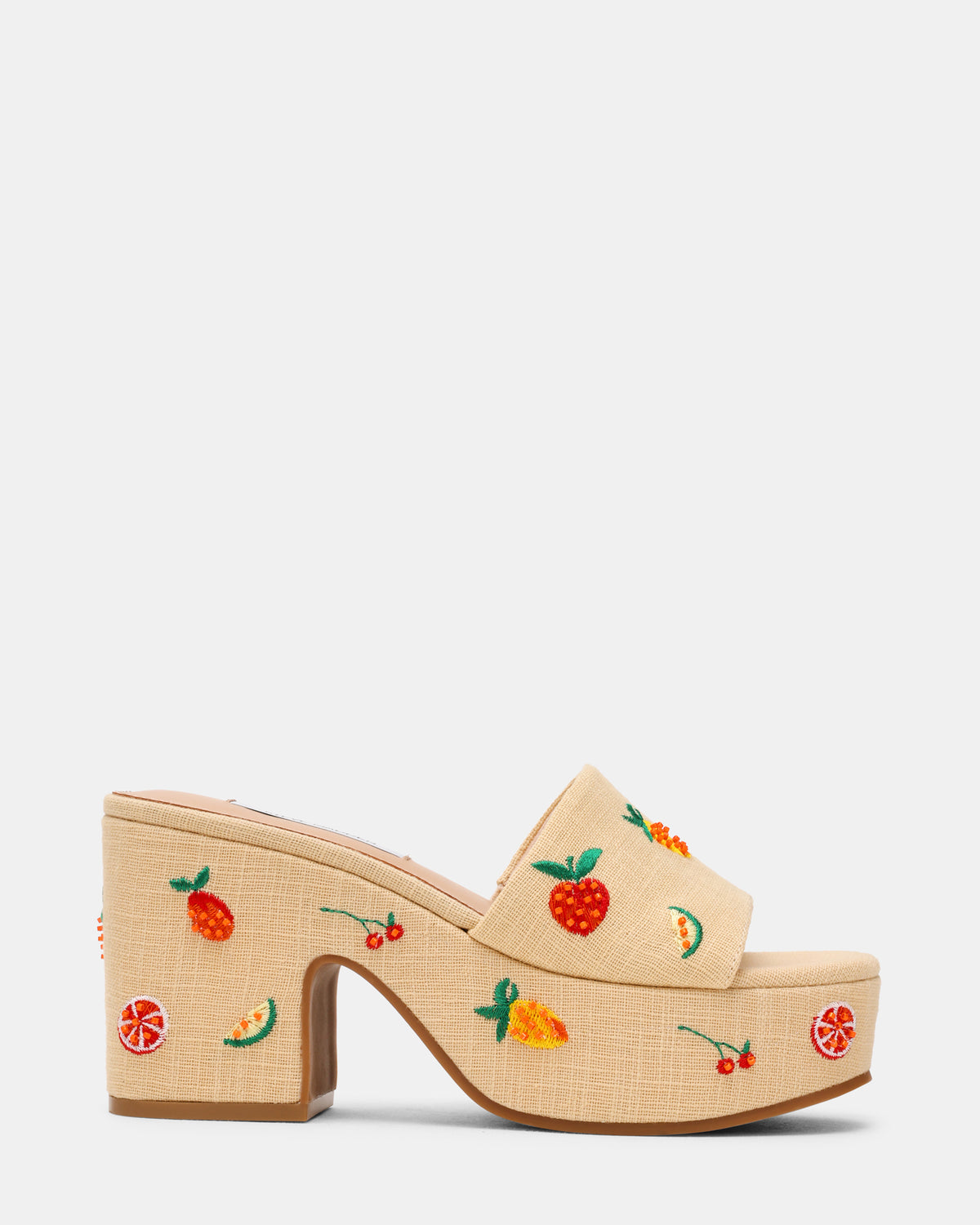 TRIPPY Embellished Fruit Multi Platform Mule Women's Sandal