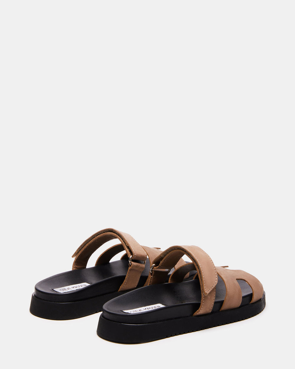 MAYVEN Tan Nubuck Flatform Slide Women's Sandal