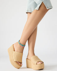 JETTY Raffia Platform Wedge Women's Sandal