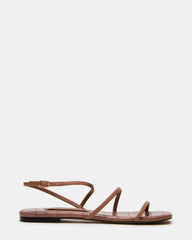 TANGO Mocha Square-Toe Strappy Women's Sandal
