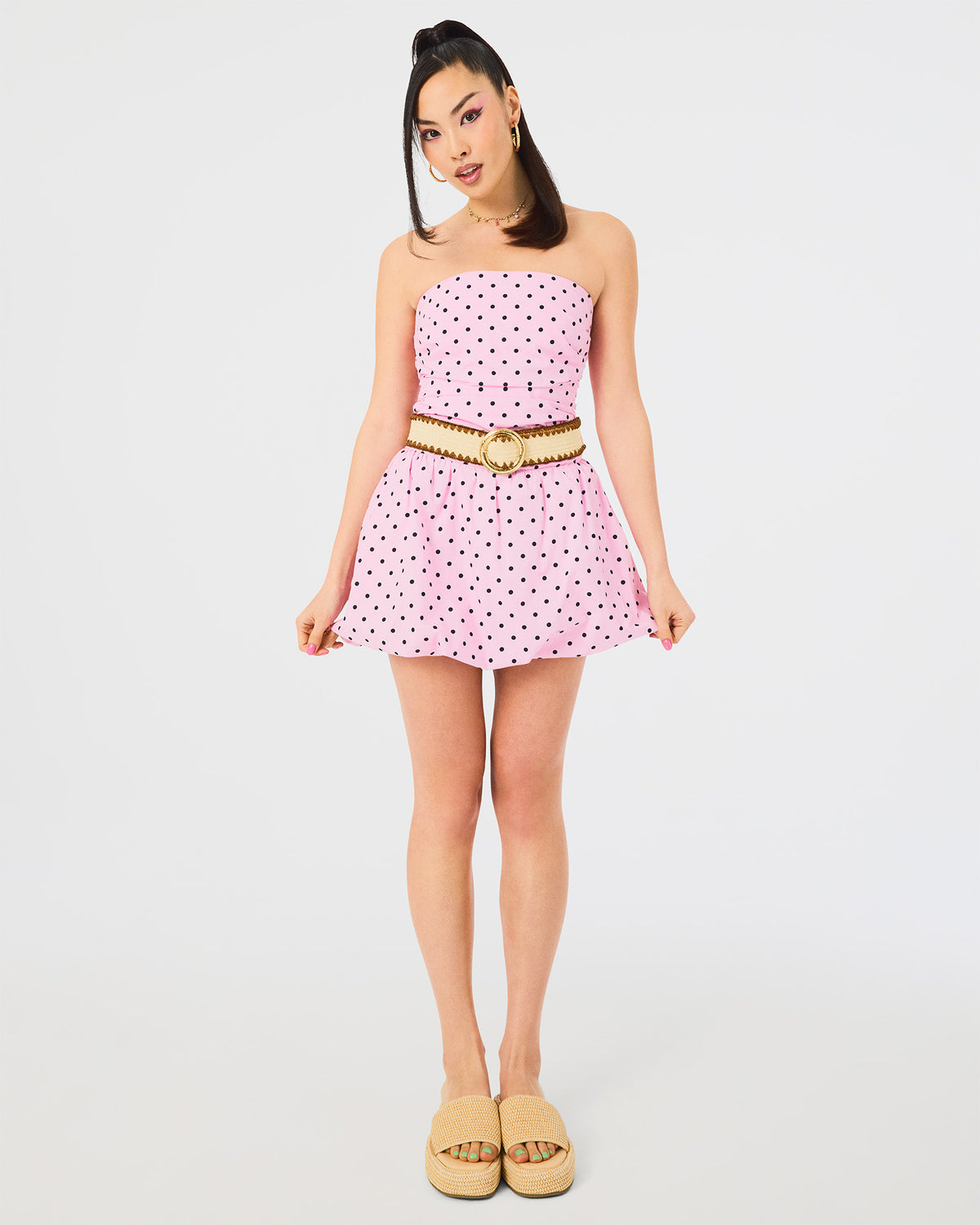 BEACHY Natural Platform Slide Women's Sandal