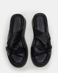 CYRIX Black Women's Platform Slide Sandal