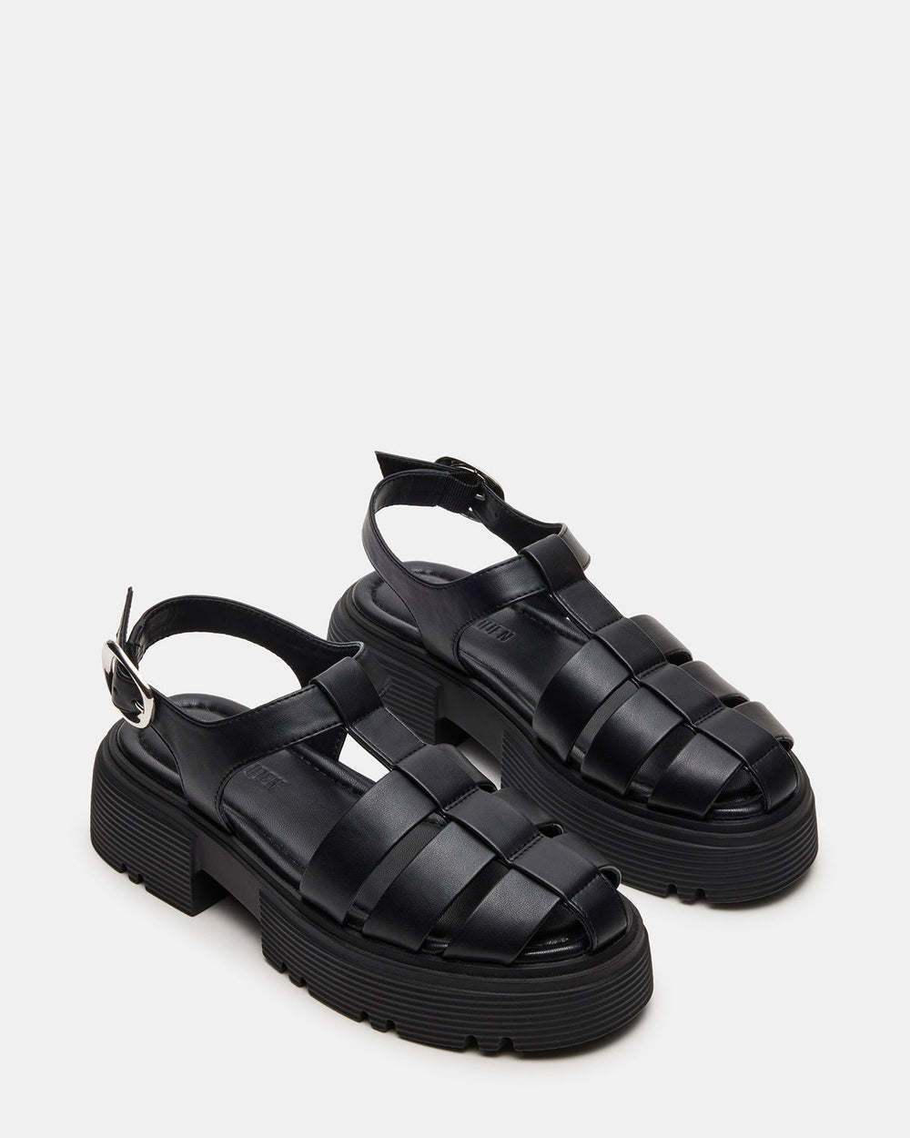 BASS Black Platform Fisherman Women's Sandal