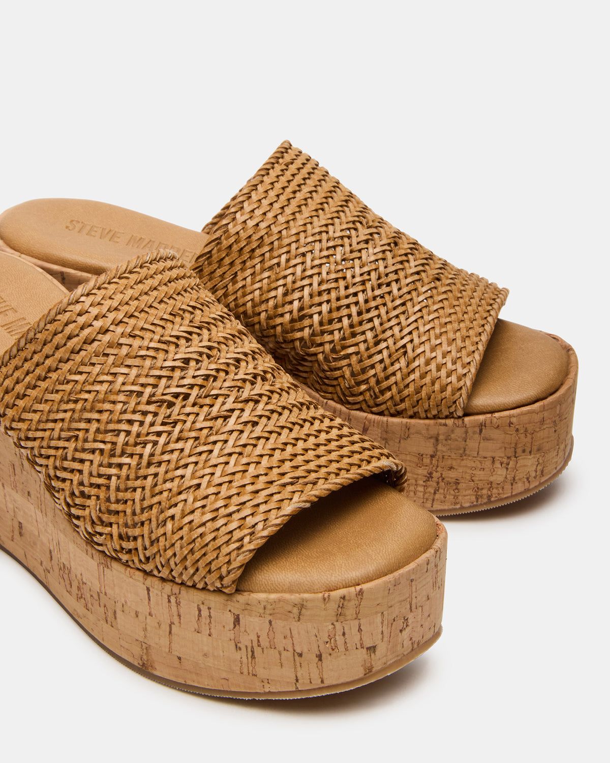 COASTAL Raffia Platform Wedge Mule Women's Sandal