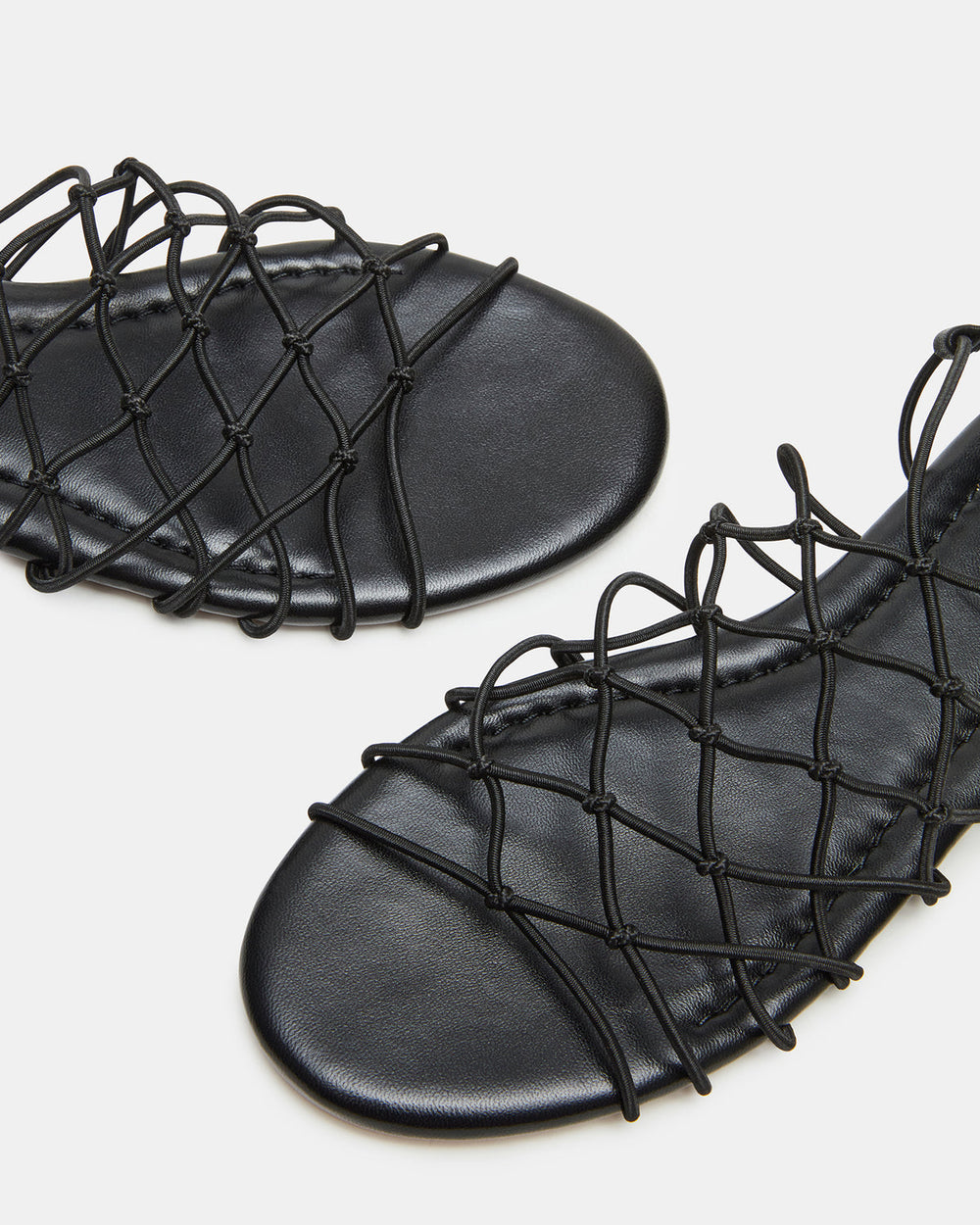 LIBRA Black Women's Strappy Flat Sandal