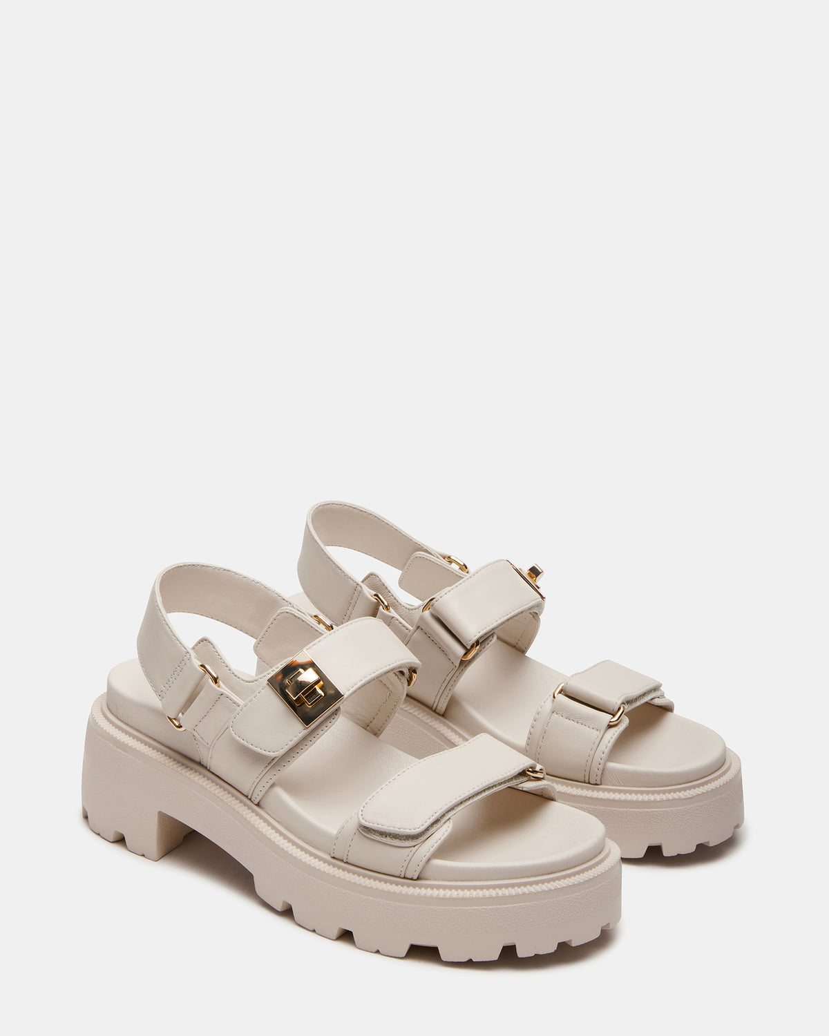 SUPERMONA Bone Leather Women's Platform Sandal