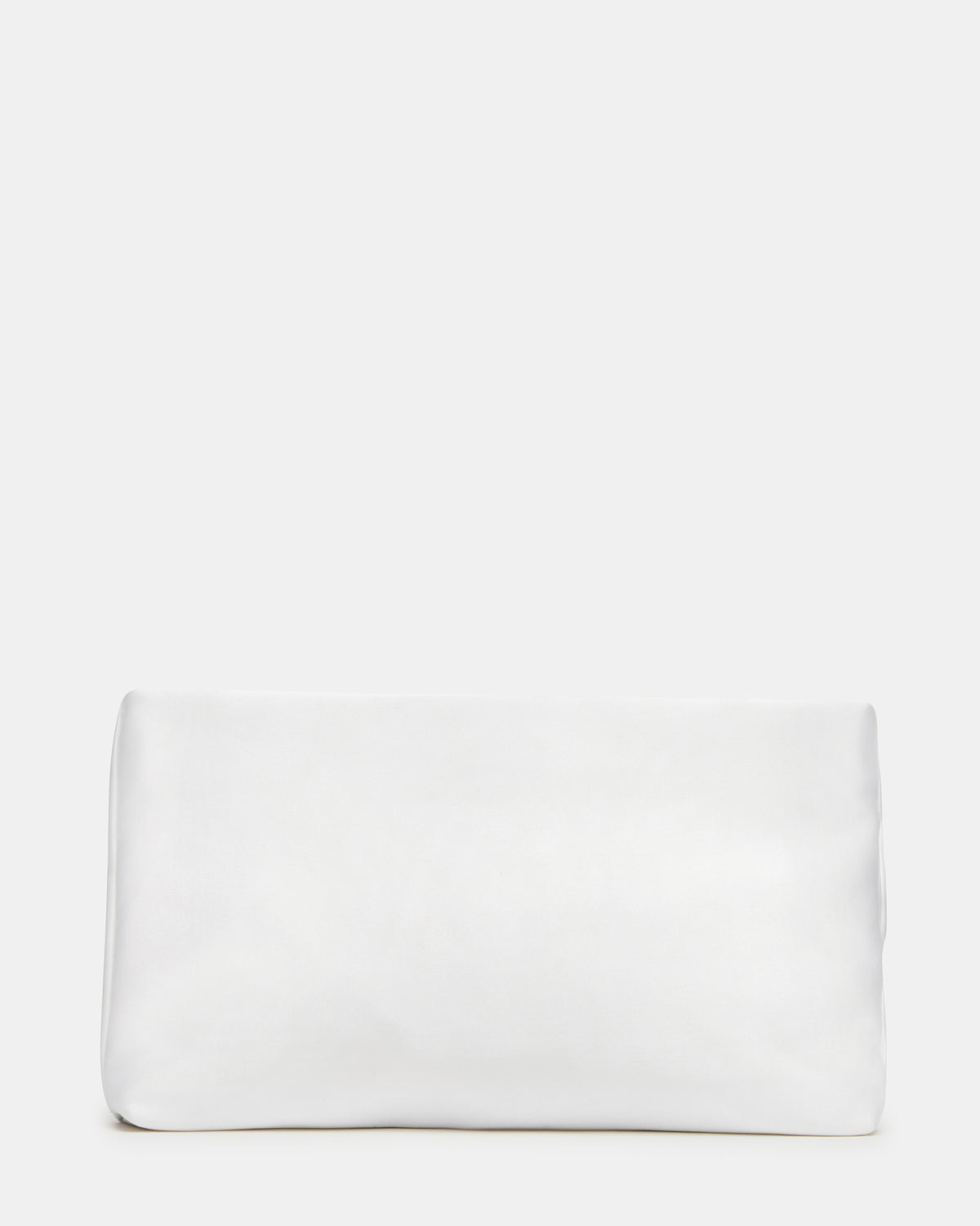 LILIA Bag White Elongated Pleated Crossbody Clutch Handbag