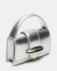 MISHELL Bag Silver Disco Top-Handle Mini Handbag
