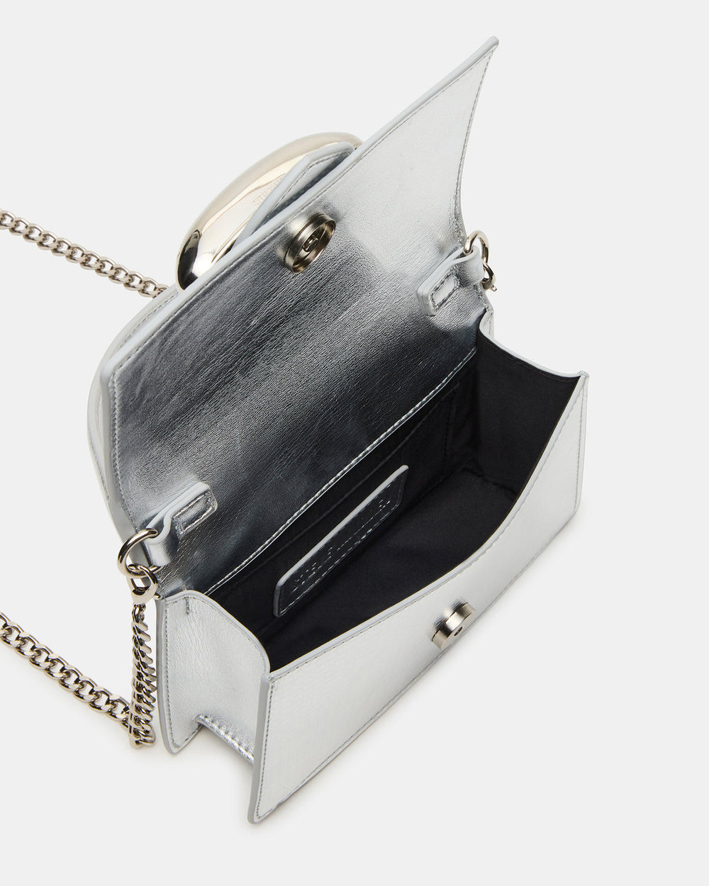 MISHELL Bag Silver Disco Top-Handle Mini Handbag