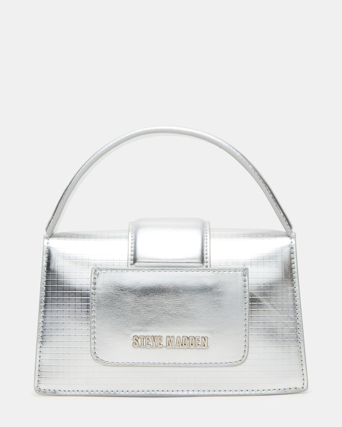 MISHELL Bag Silver Disco Top-Handle Mini Handbag