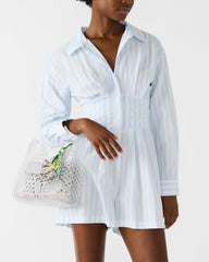 SUMMER Bag Clear Caged Jelly Top-Handle Tote Handbag